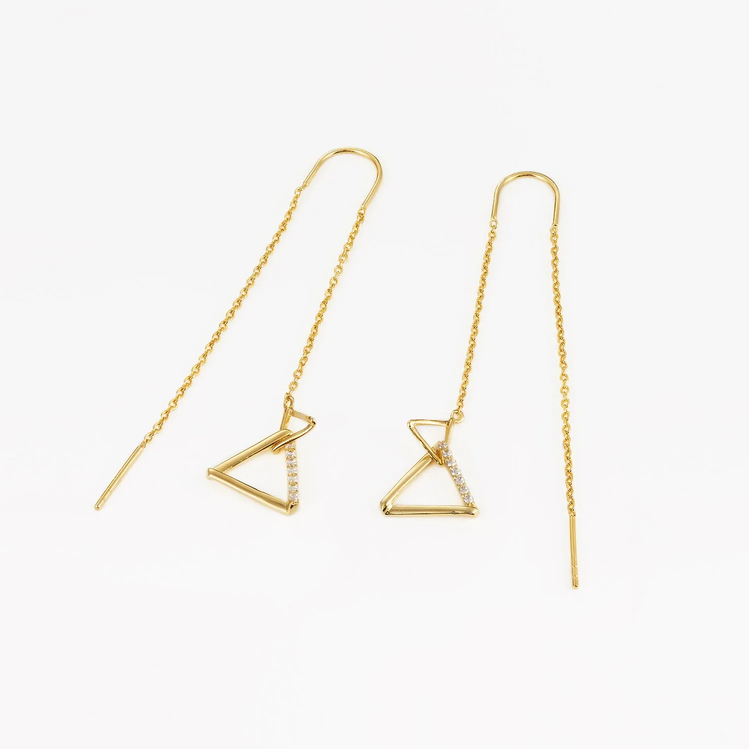 [-50%] Triangle Drop Earrings