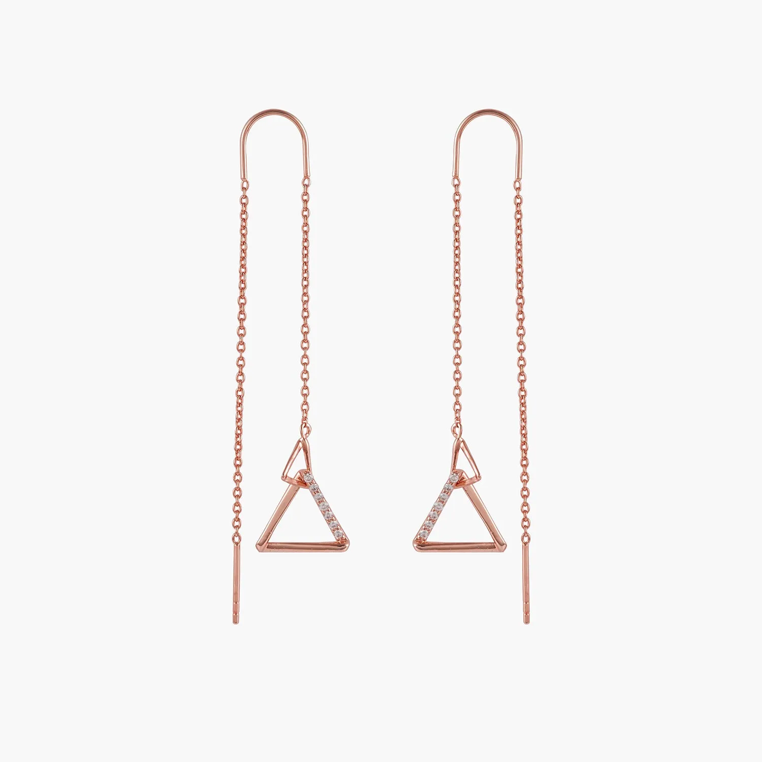 [-50%] Triangle Drop Earrings