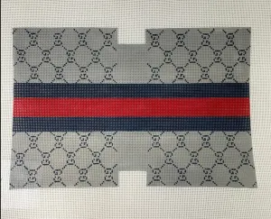 * Kimberly Ann MB24B G's and Stripes, Gray/Blue