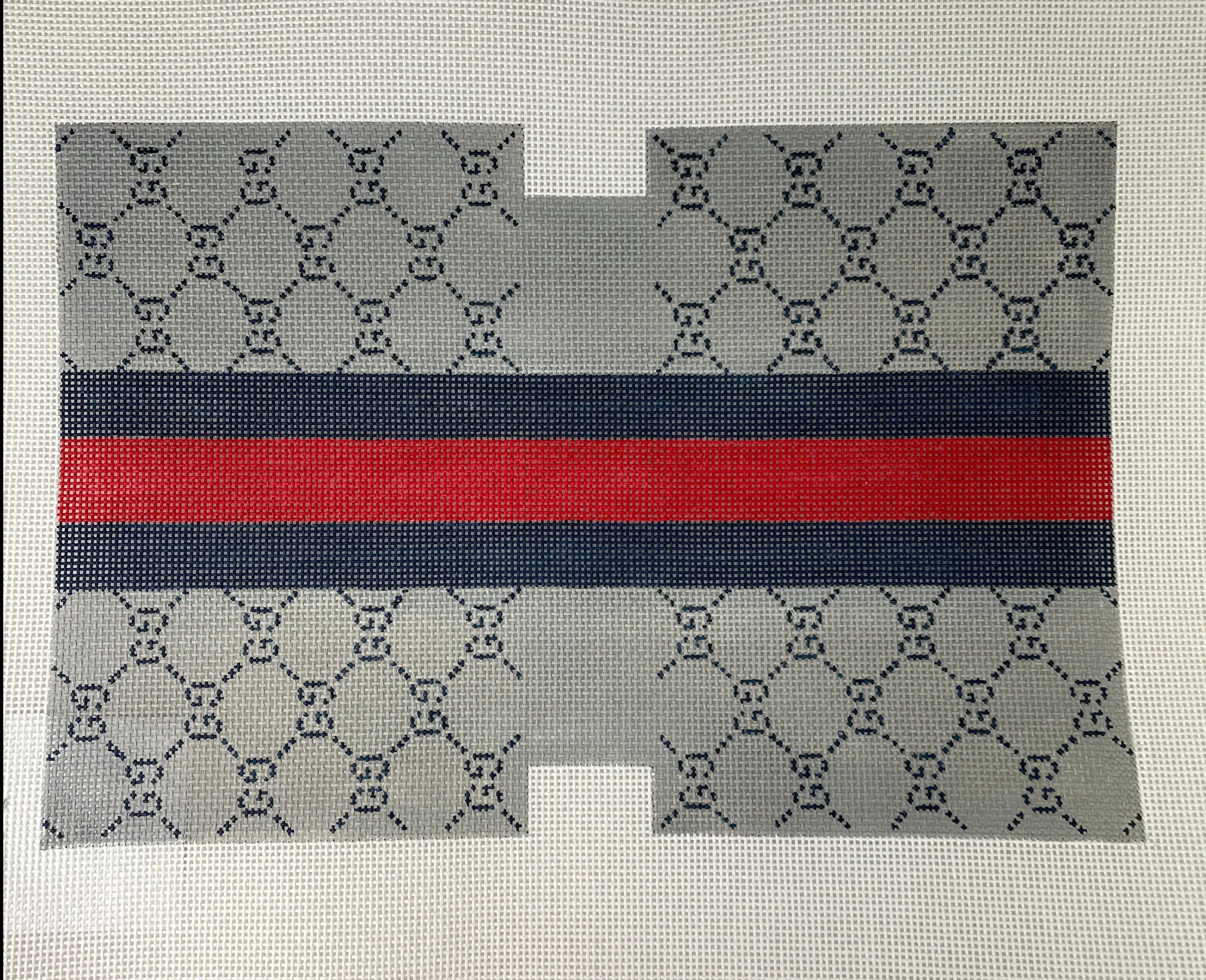 * Kimberly Ann MB24B G's and Stripes, Gray/Blue