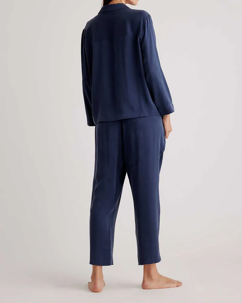 100% Washable Silk Pajama Long Sleeve Set