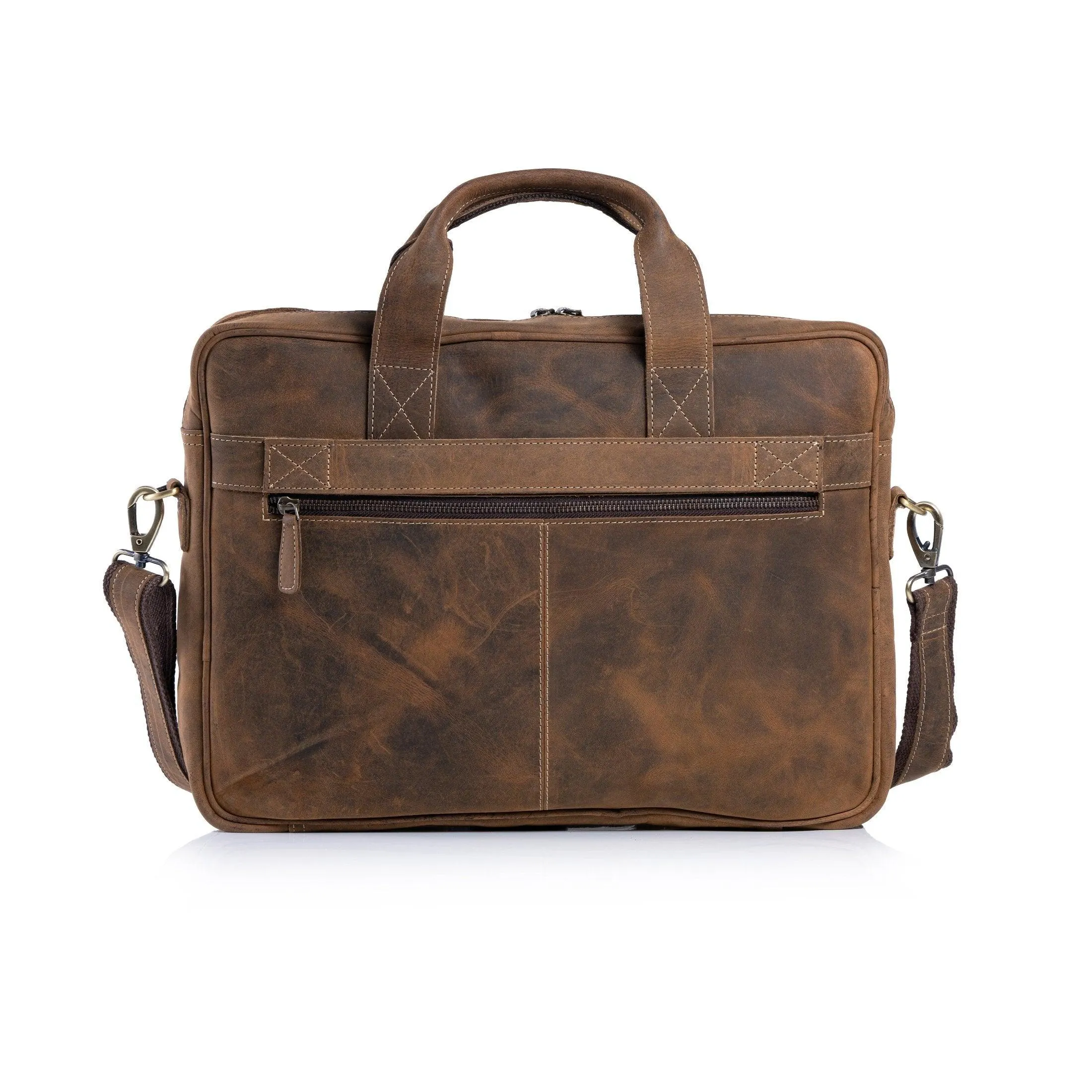 16-Inch Leather Briefcase