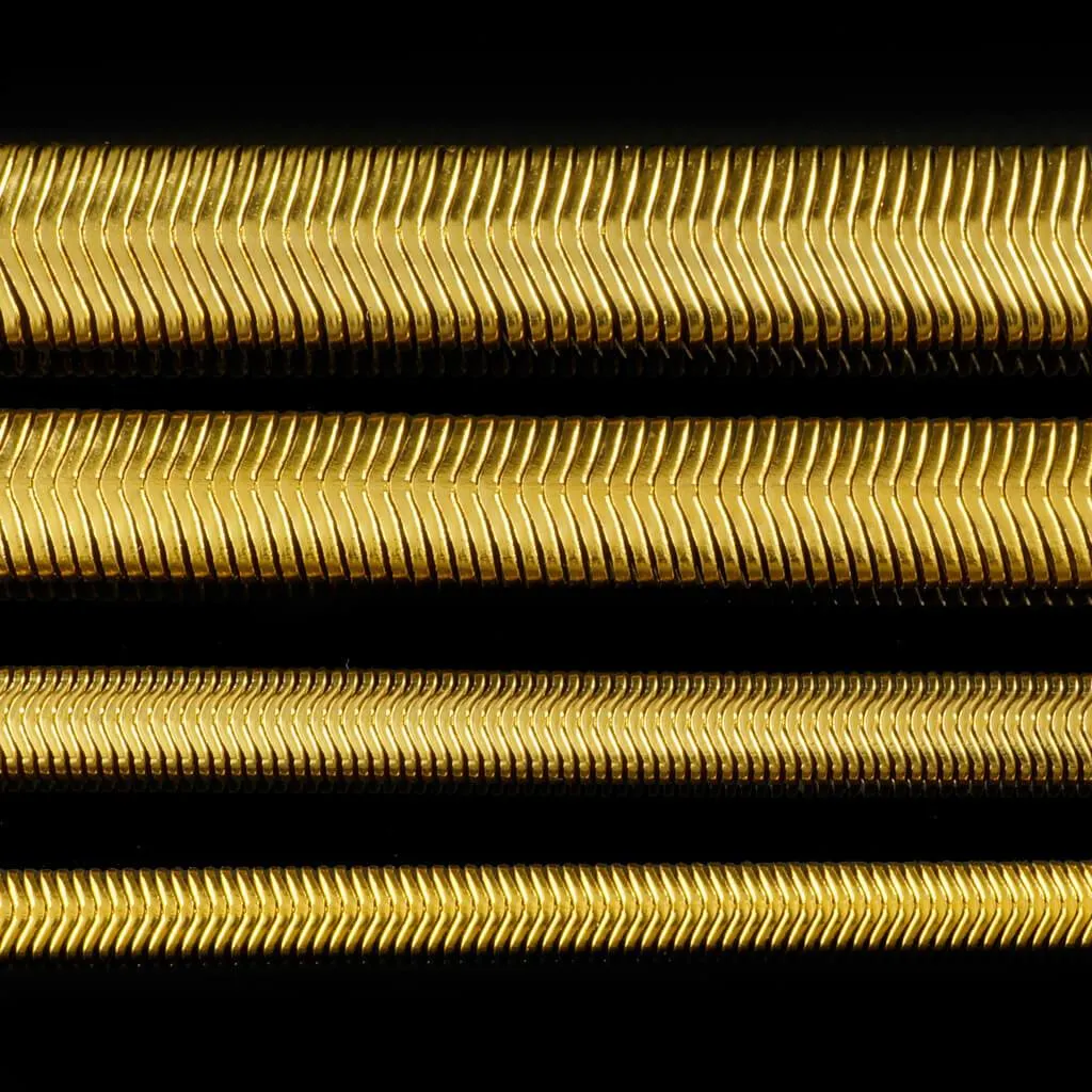 18K Gold Herringbone Snake Chain