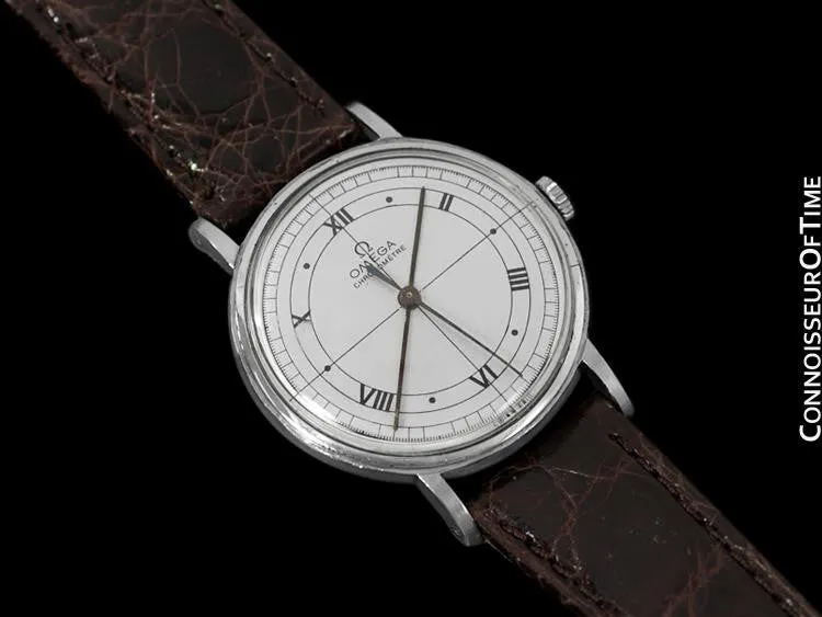 1947 Omega Vintage Mens Chronometer - Famous Cal. 30 T2 RG - Stainless Steel