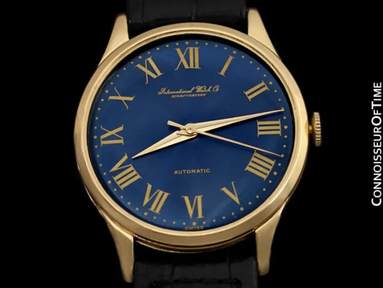 1961 IWC Vintage Mens Full Size Watch, Cal. 853 Automatic - 18K Gold