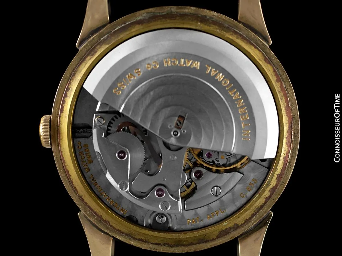 1963 IWC Vintage Mens Full Size Watch, Cal. 853 Automatic - 18K Gold