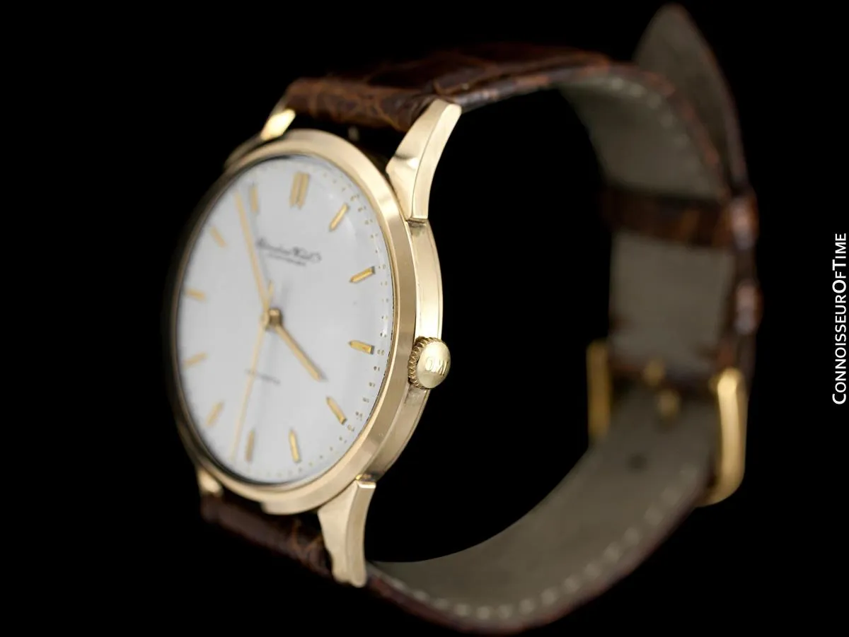 1963 IWC Vintage Mens Full Size Watch, Cal. 853 Automatic - 18K Gold