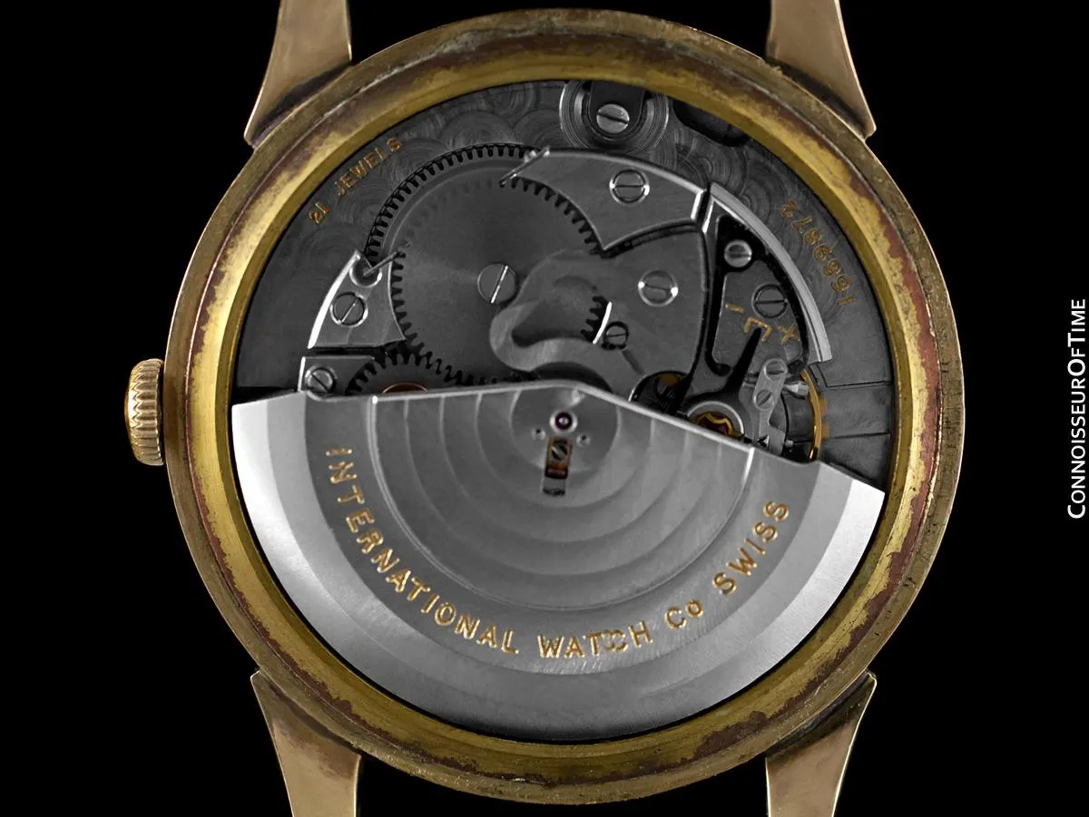1963 IWC Vintage Mens Full Size Watch, Cal. 853 Automatic - 18K Gold
