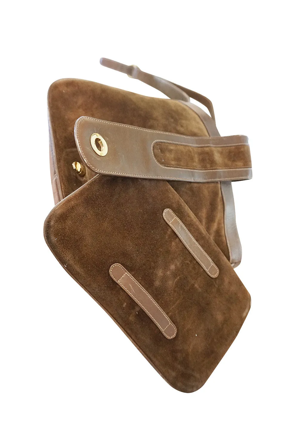 1970s Rare Gucci Convertible Bag & Clutch Combo