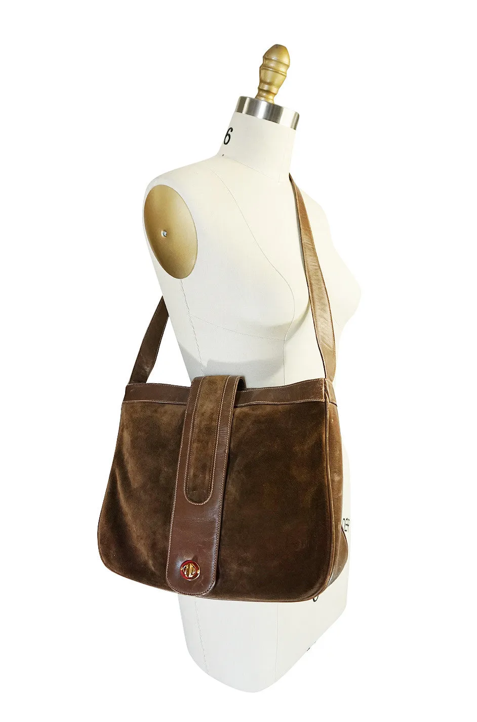 1970s Rare Gucci Convertible Bag & Clutch Combo