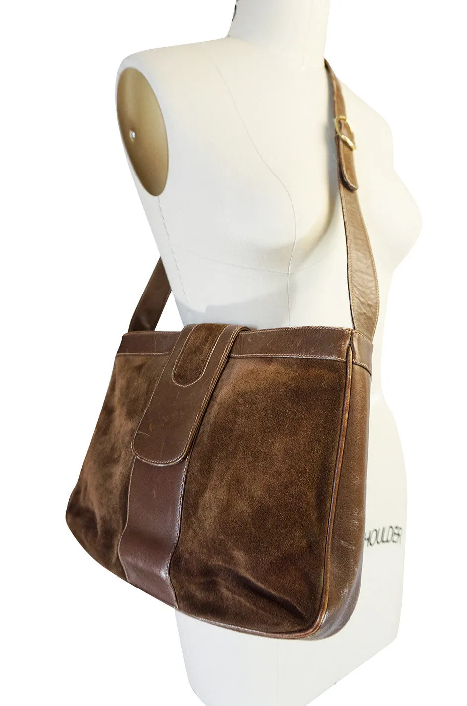 1970s Rare Gucci Convertible Bag & Clutch Combo