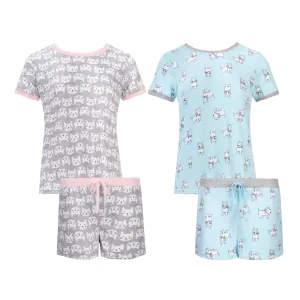 2 Pack Loungewear Hacci Shorts Set