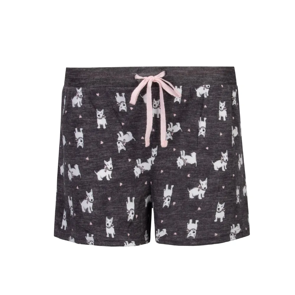 2 Pack Loungewear Hacci Shorts Set