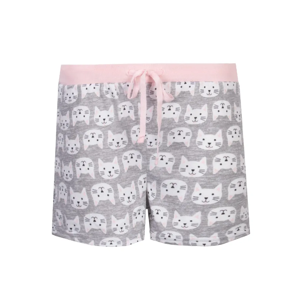 2 Pack Loungewear Hacci Shorts Set
