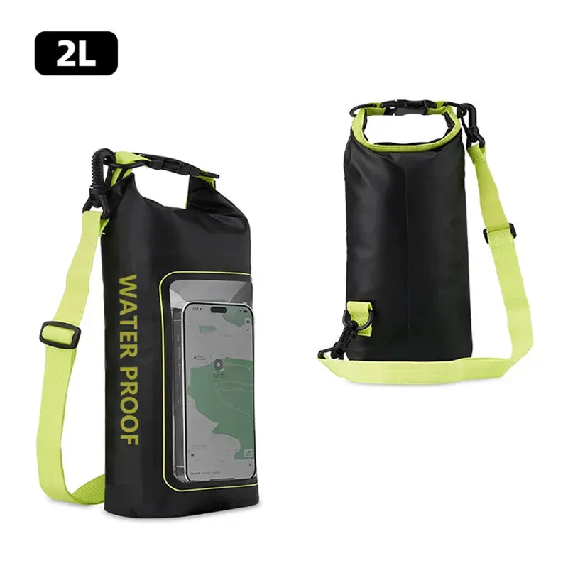 2L Dry Bag Touch Screen Waterproof Bags For boating fishing Surfing Outdoors
