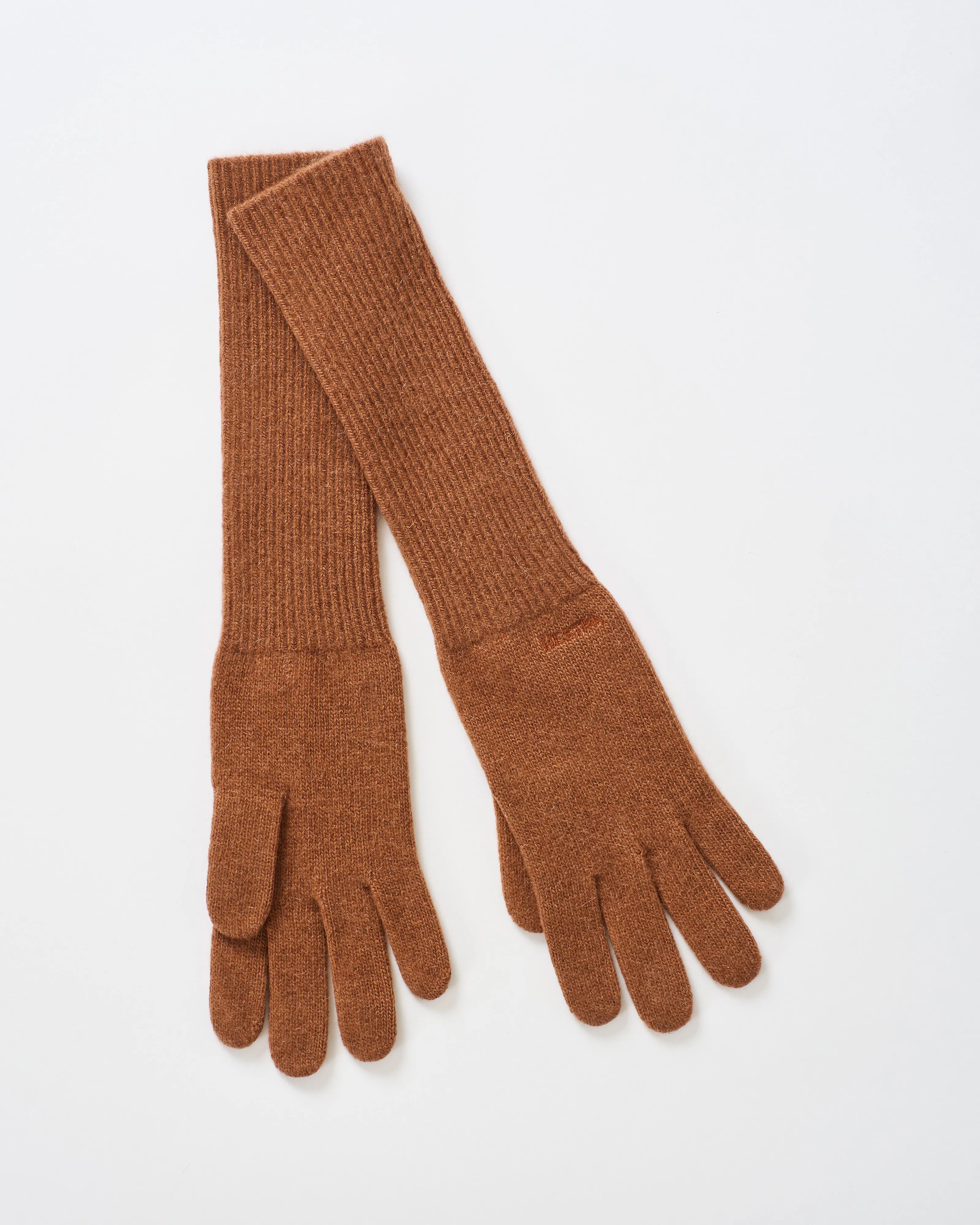 5 finger long cuff cashmere