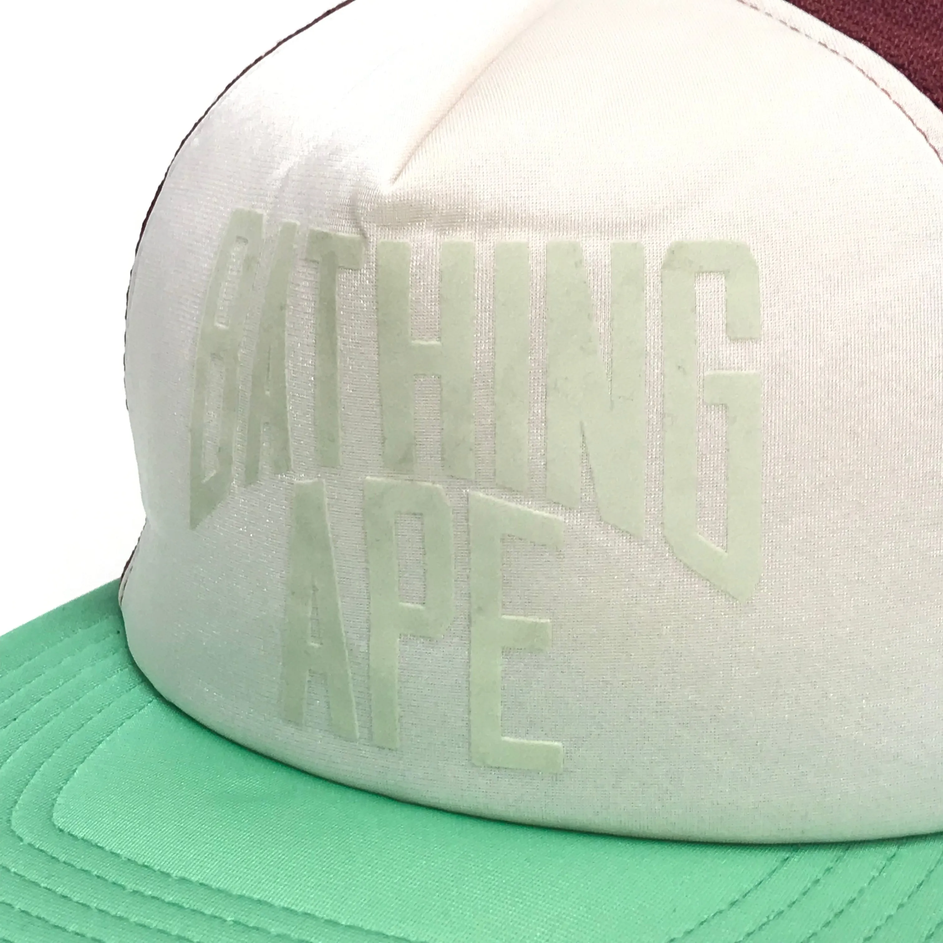 A Bathing Ape Bape Bape Vintage Sendai Limited Mesh Trucker Cap