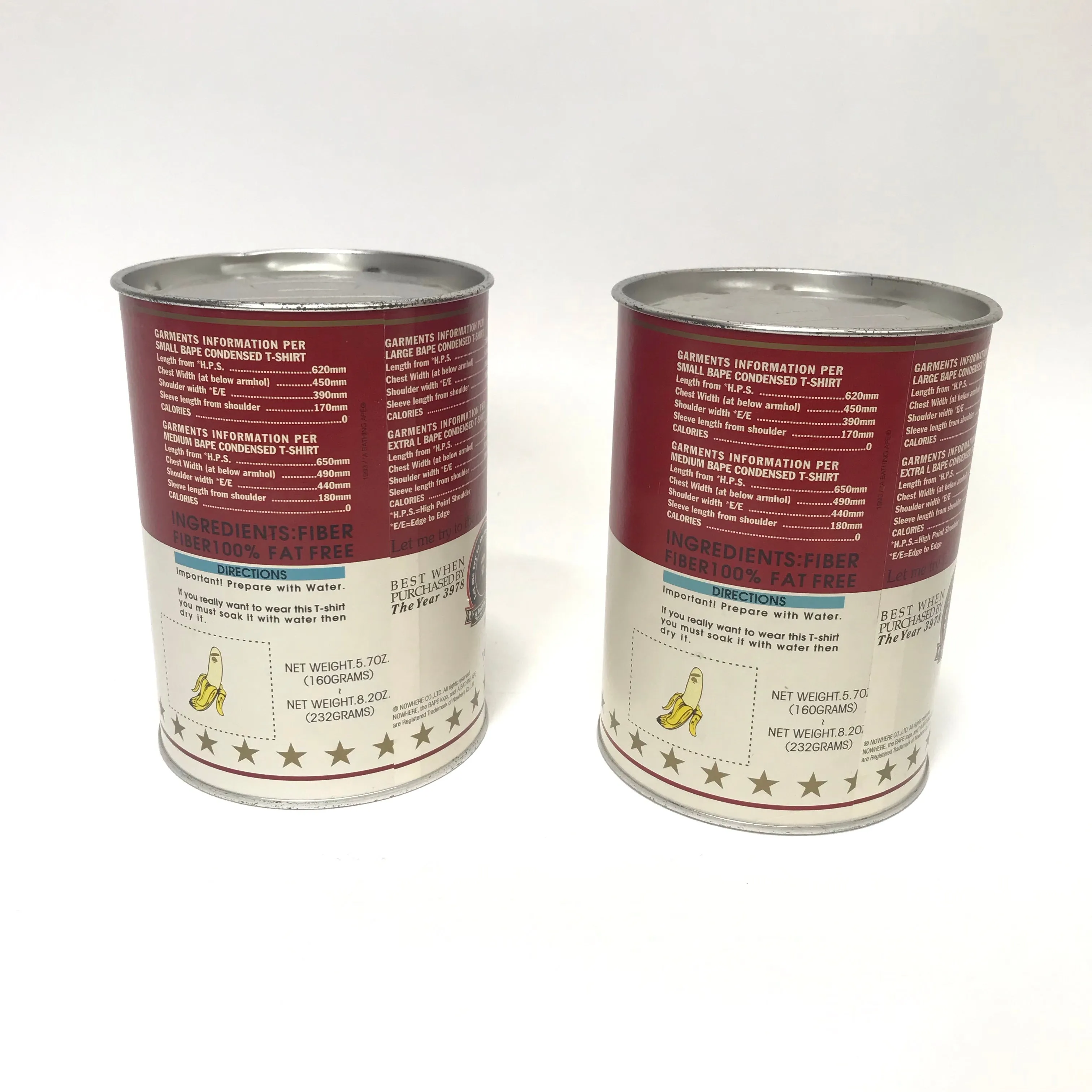 A Bathing Ape Bape 'Bapells' Soup Can