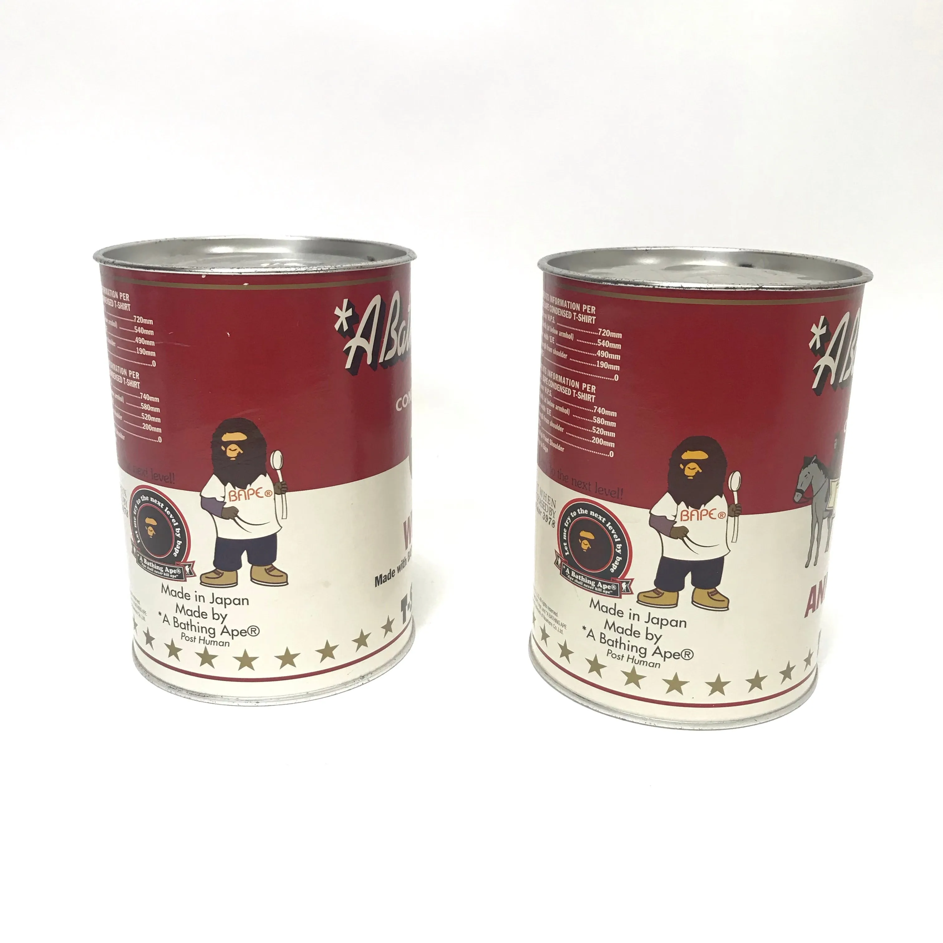 A Bathing Ape Bape 'Bapells' Soup Can
