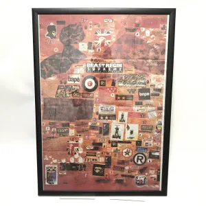 A Bathing Ape Bape Vintage 90's Logo Collage Poster