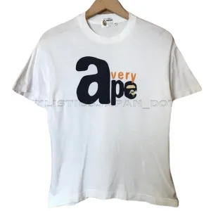 A Bathing Ape Vintage Very Ape U.K. Tee White XS~S