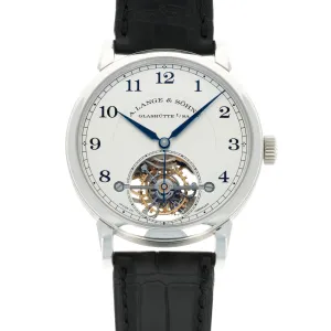 A. Lange & Sohne Platinum 1815 Tourbillon Watch Ref. 730.025