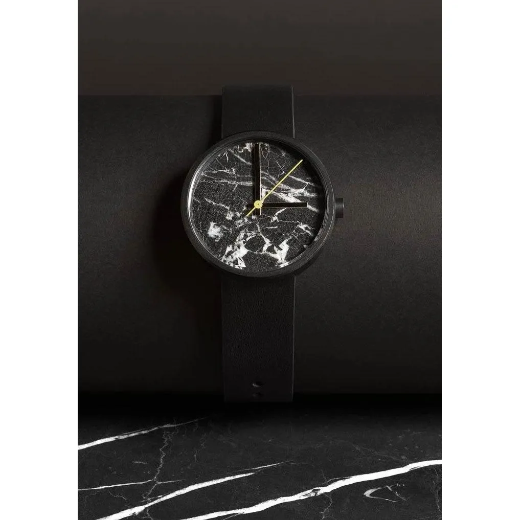 AARK Collective Marble Nero Black Italian Leather