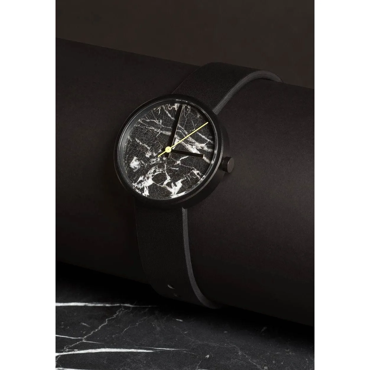 AARK Collective Marble Nero Black Italian Leather