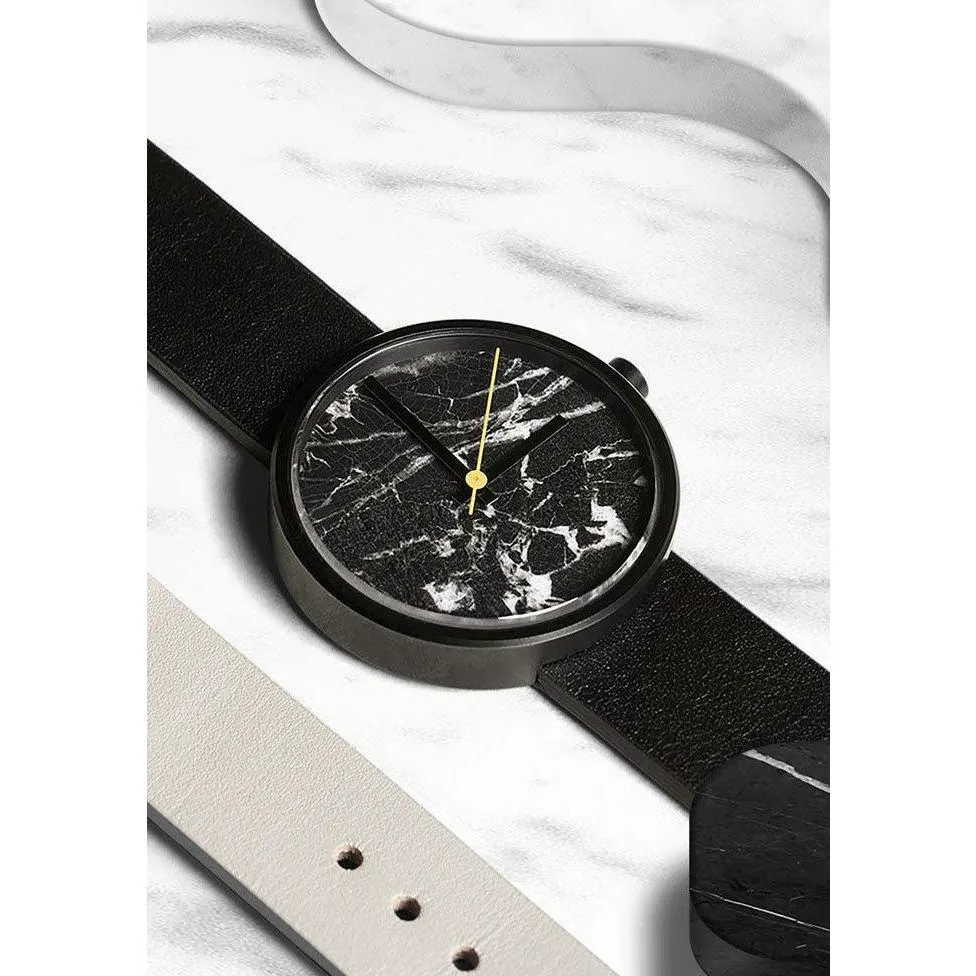 AARK Collective Marble Nero Black Italian Leather