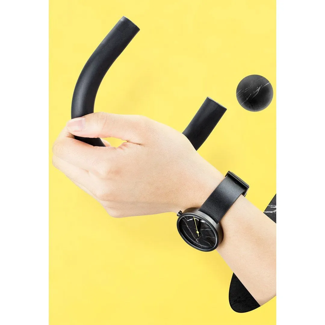 AARK Collective Marble Nero Black Italian Leather