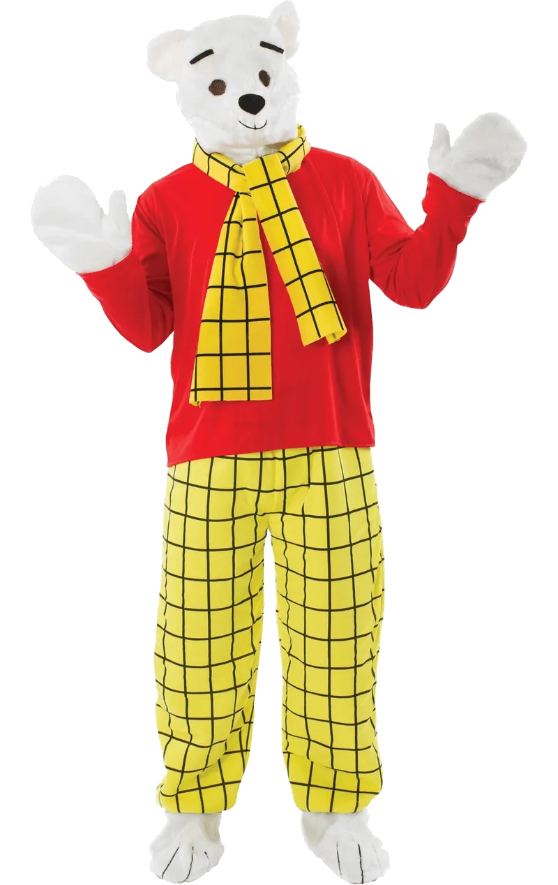 Adult Rupert Bear Costume