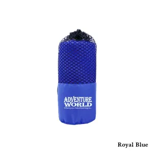 Adventure World Microfibre Gym Towel (Royal Blue)