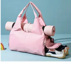 All-in-One Yoga Mat Training Bag with Dedicated Shoe Compartment
