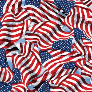 America's Highway by Kanvas Studio GO USA/RED, BLUE