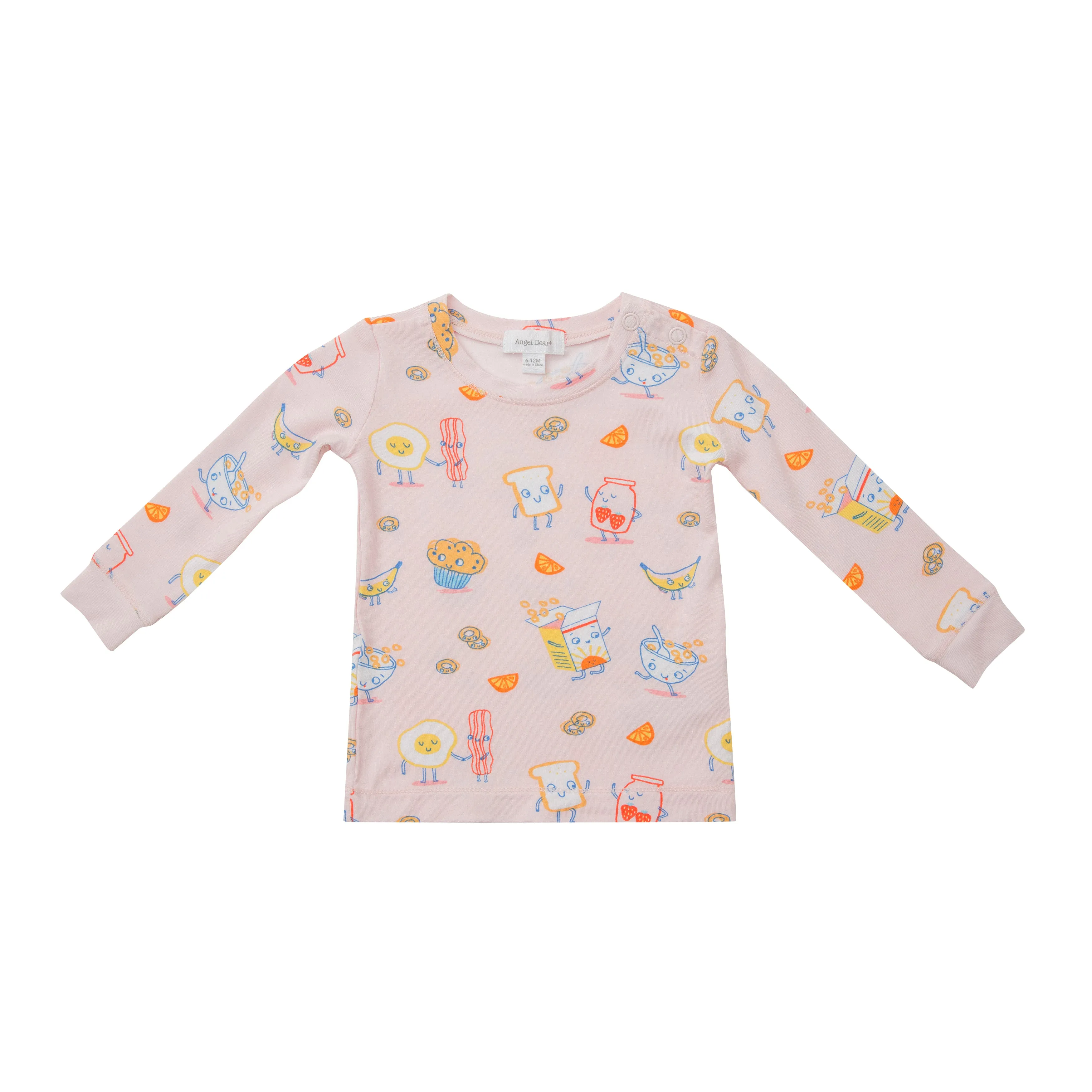 Angel Dear Breakfast Club Pink Lounge Wear Set