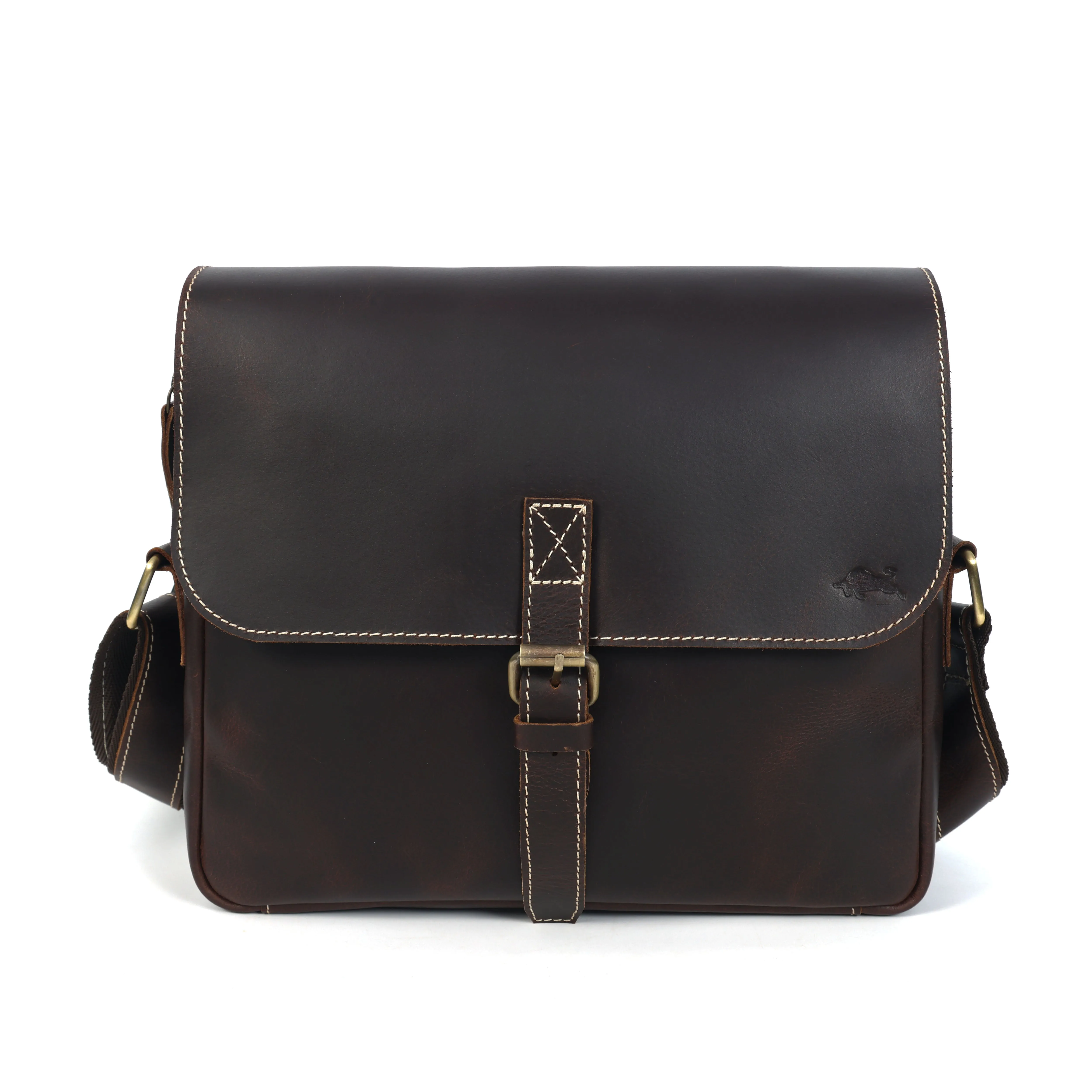 Archer Handmade Leather Messenger Bag
