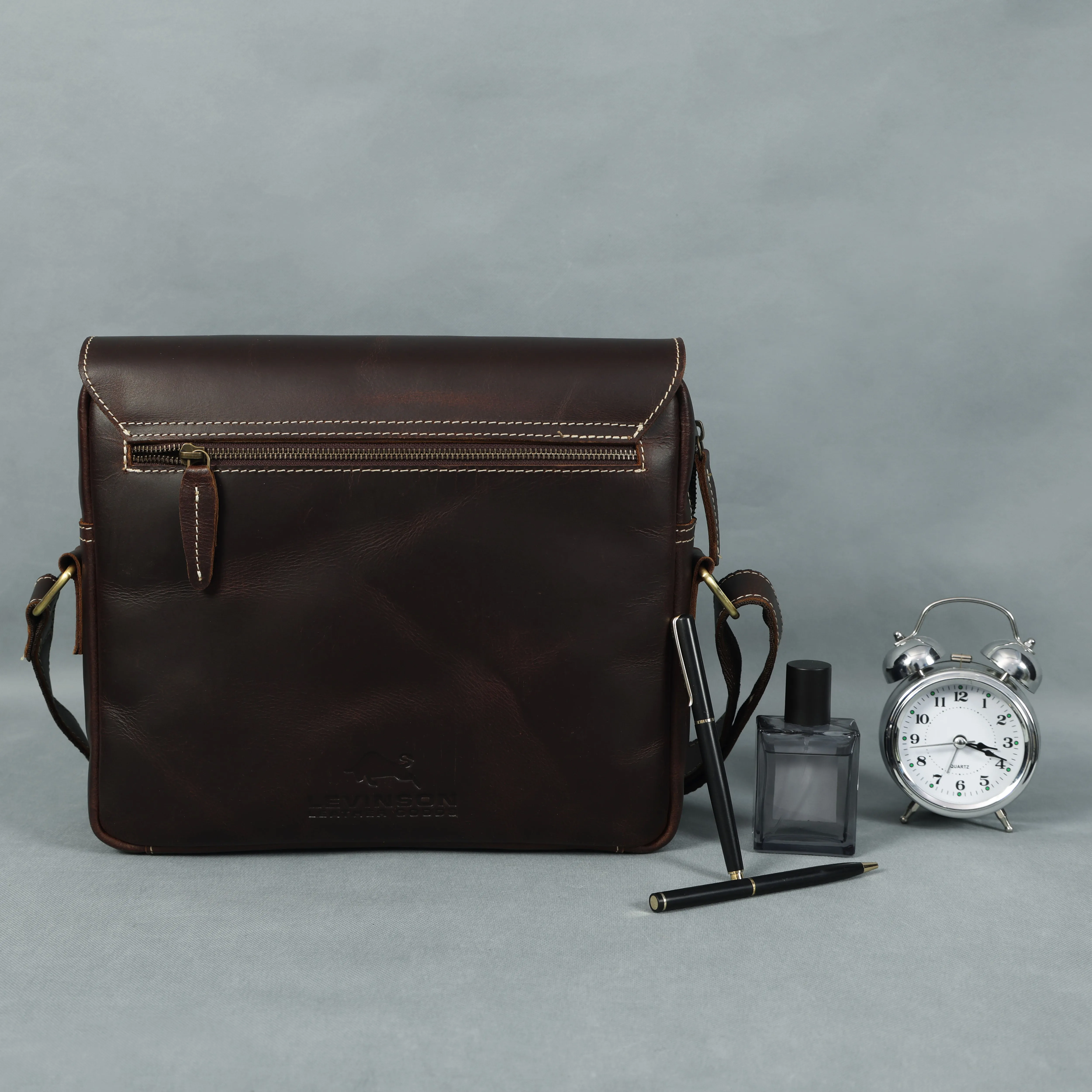 Archer Handmade Leather Messenger Bag