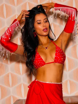 ARM GLOVES - RED