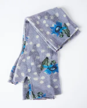 arm warmers - grey abstract