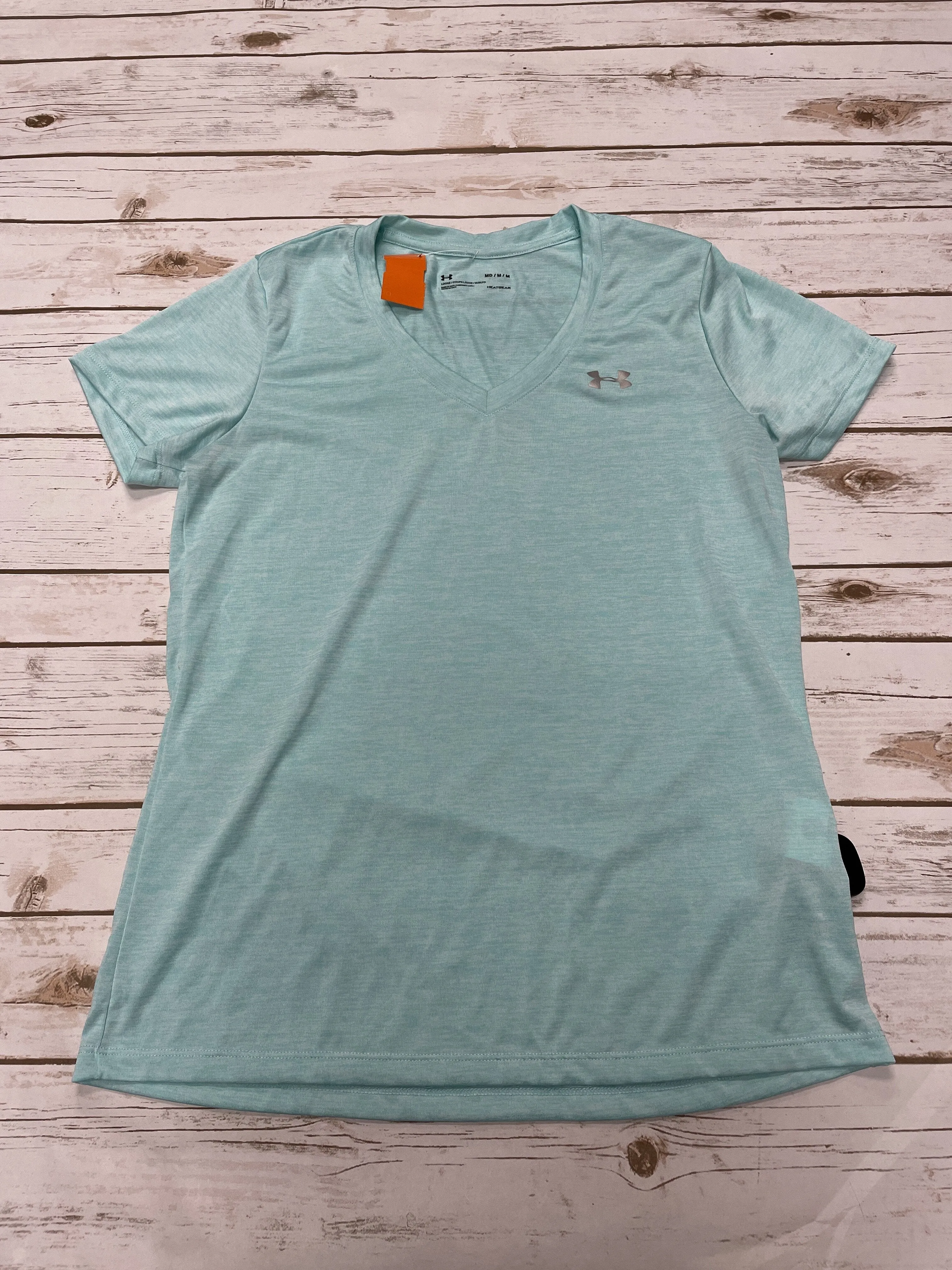 Athletic Top Short Sleeve By Under Armour  Size: M