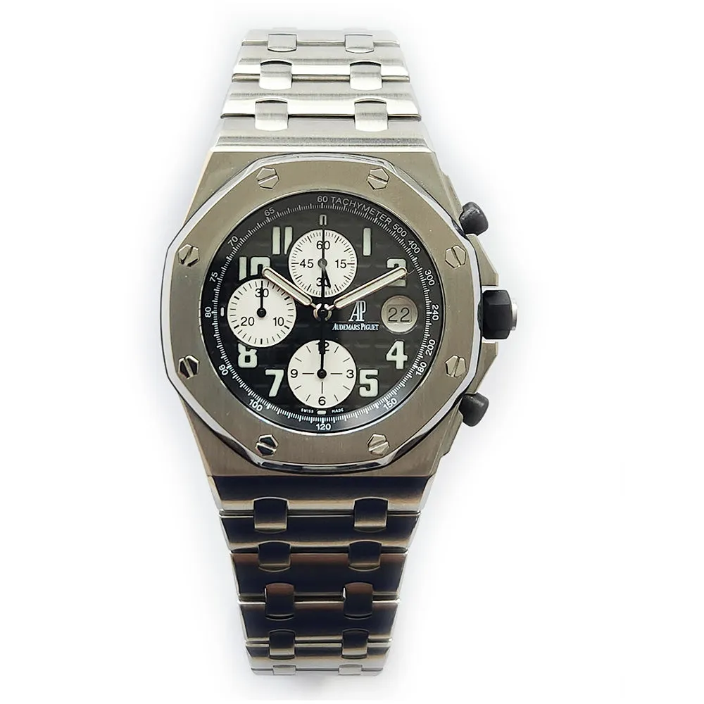 Audemars Piguet Royal Oak Offshore 25721ST.OO.1000ST.08 Black Dial May 2007