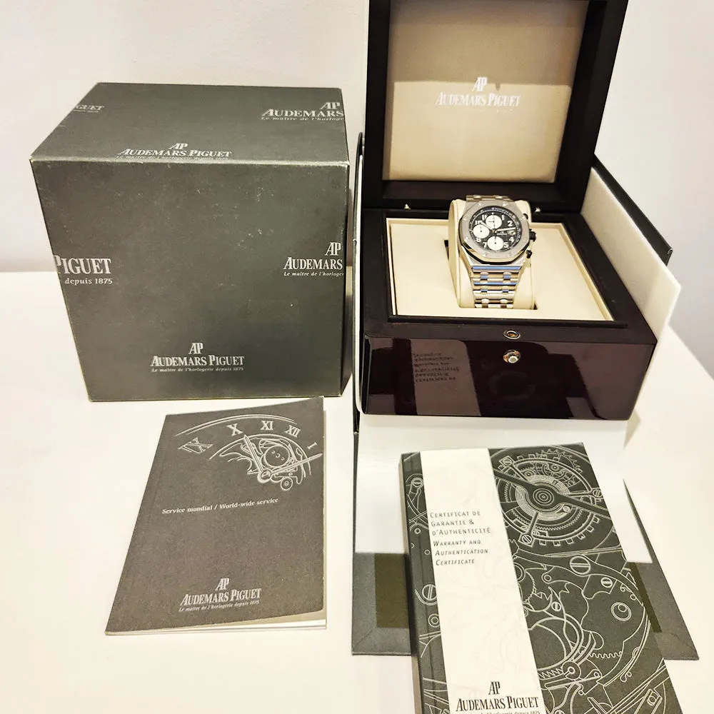 Audemars Piguet Royal Oak Offshore 25721ST.OO.1000ST.08 Black Dial May 2007