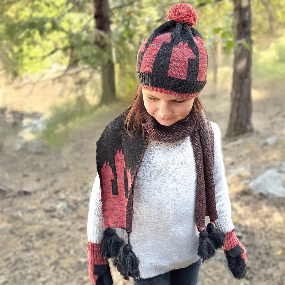 Baby Alpaca Kid's Hat - Rosy Alpaca, Peru