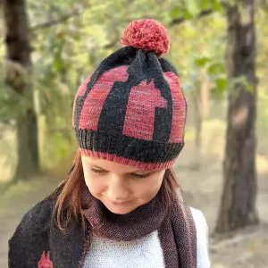 Baby Alpaca Kid's Hat - Rosy Alpaca, Peru