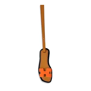 Bag Charm - Orange Sandal