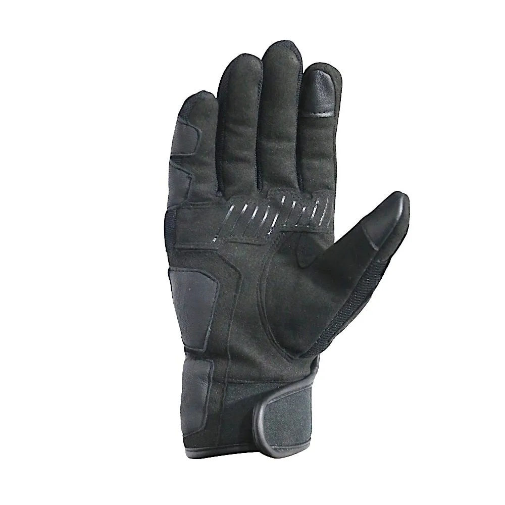 Bela Deluxe Black Leather Touring Gloves - Touchscreen Compatible