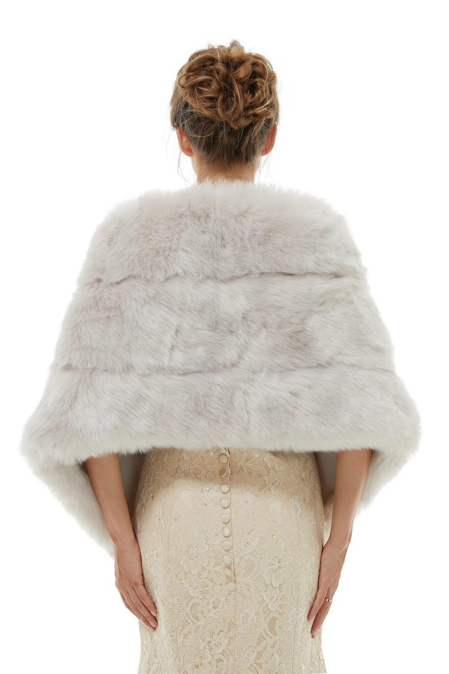 Berey - Winter Faux Fur Wedding Wrap