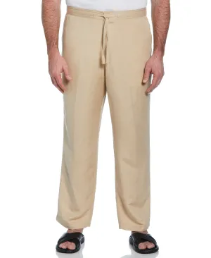 Big & Tall Linen Blend Core Drawstring Pant