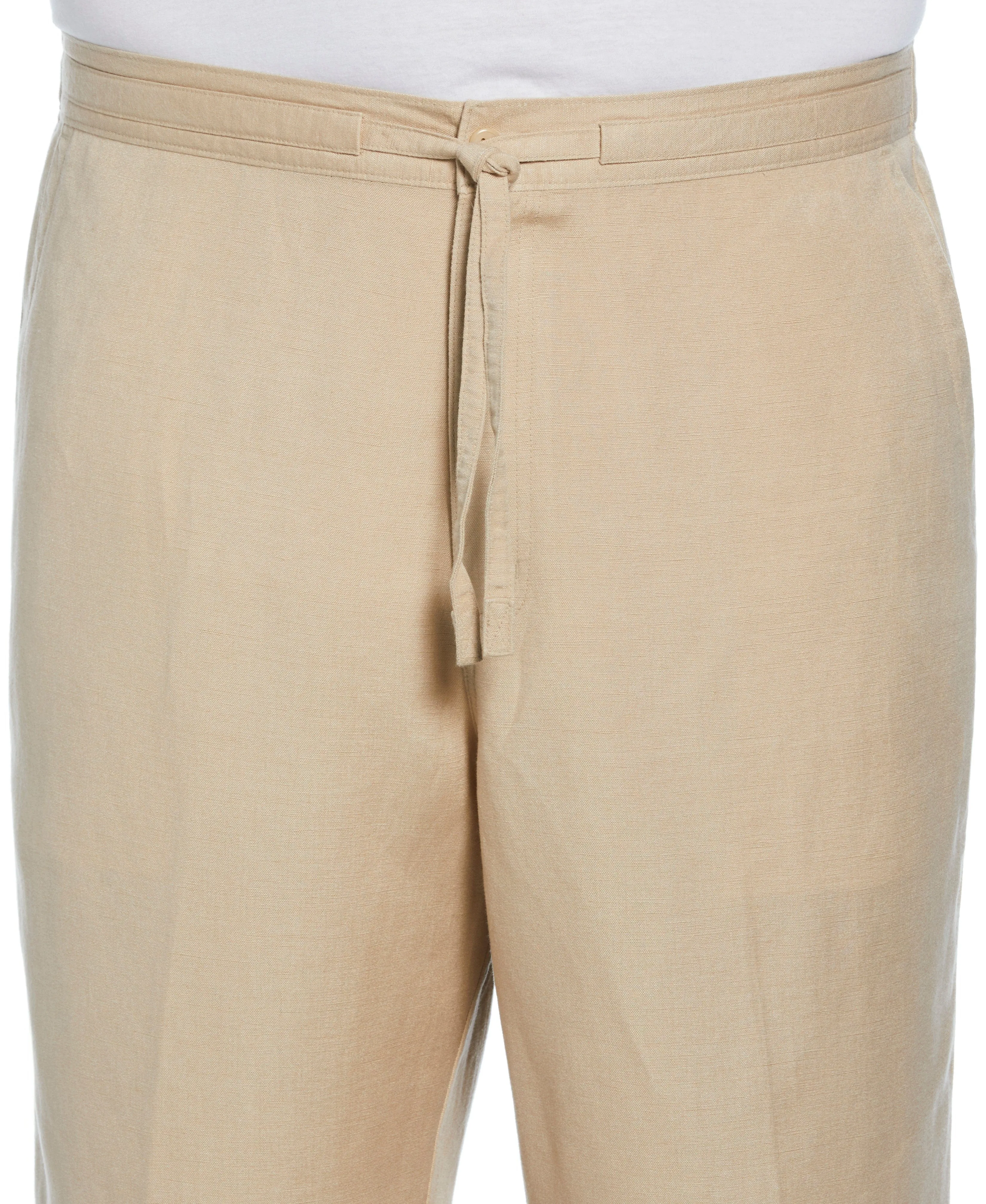 Big & Tall Linen Blend Core Drawstring Pant