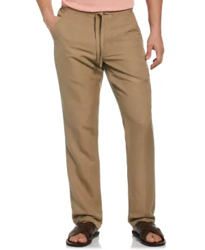 Big & Tall Linen-Blend Core Drawstring Pants